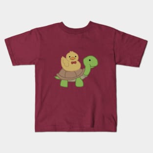 Duck on a Turtle Kids T-Shirt